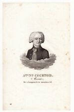Portrait Alexandre-Nicolas Courtois Avocat Longuyon Révolution Française 1830