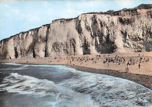 Veules les roses plage - 76-veules, roses-la