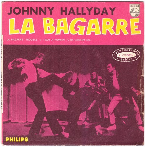 Johnny hallyday bagarre - hallyday, la