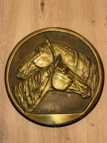 Médaillon bronze art - bronze, déco