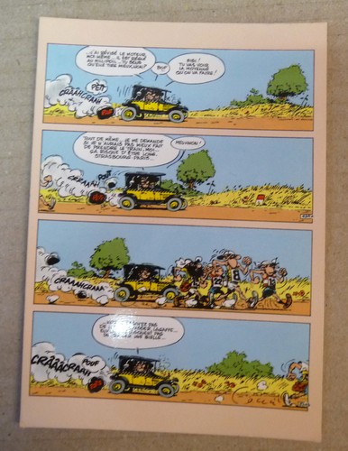 Carte postale gaston - gaston, lagaffe