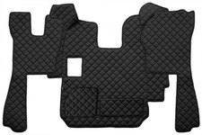 1 jeu de tapis de sol noir