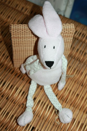 Doudou boutchou lapin rose - lapin,