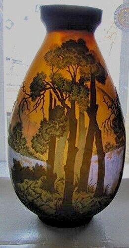 Huge vase emile galle - vase, by