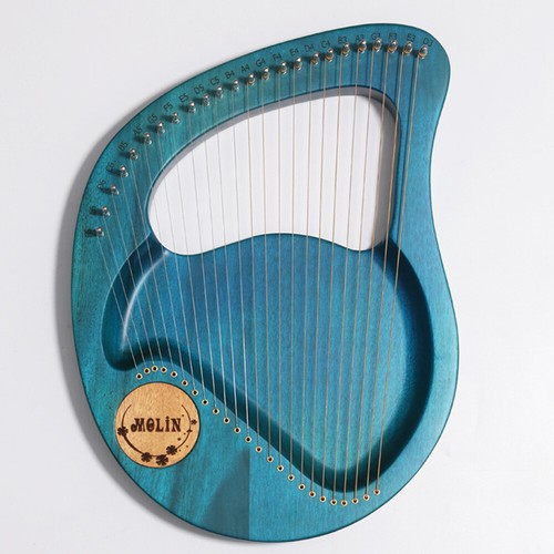 Solid wood mahogany lyre - wood,