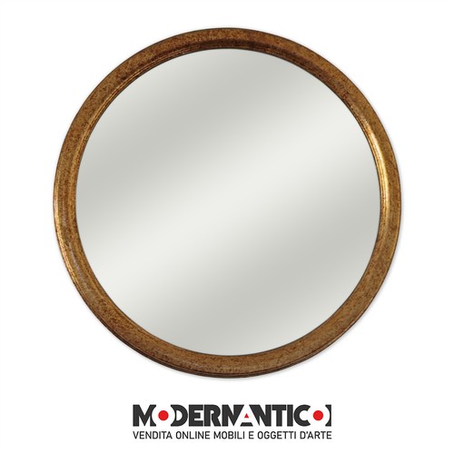 Miroir mural rond - avec, cadre