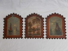 3 TABLEAU PEINTURE SUR TOLE