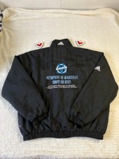 Adidas 90s Vintage Marseille Brodé Survêtement Noir XL En parfait état