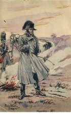 MILITAIRE UNIFORME  Napoléon   illustrateur Pierre albert LEROUX