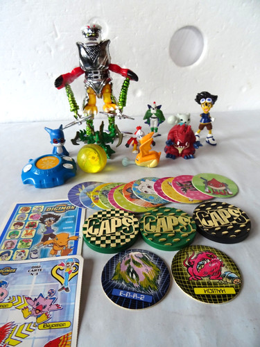 Figurines pogs digimon 2000 - pogs,