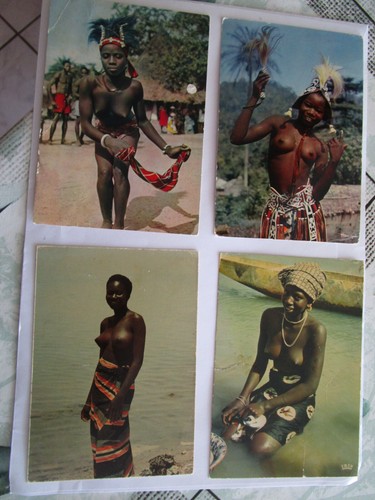 Cartes postales afriqque seins - cartes,