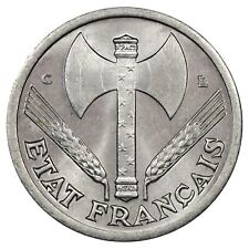 France - 1 franc francisque 1944 C État Français FDC aluminium  F. 223/7 Gad.471