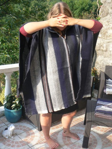 Poncho adulte avec - , col
