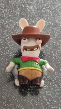 FIGURINE LAPIN CRÉTIN COW BOY HAUTEUR ENVIRON 6 CM MARQUAGE :  UBISOFT-R