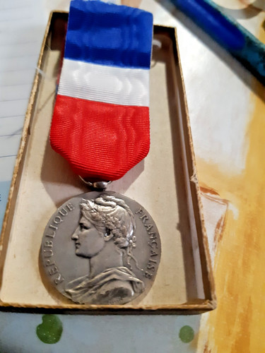 Médaille travail argent - du, en
