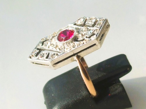 Belle bague ancienne 1930 40 - belle, 1930/40