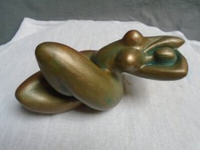 Sculpture terre cuite patinée