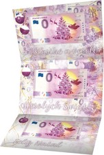 Null € 0-Euro-Schein Souvenirschein 2020 Faltkarte Polen Slowakei Portugal