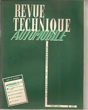 REVUE TECHNIQUE AUTOMOBILE 172 RTA 1960 PANHARD PL17 PL 17 + EVO PANHARD DYNA Z