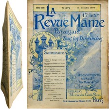 La Revue Mame n°274 1899 science théâtre Alaska René Lelong Pille Pierre Maël