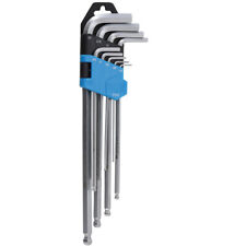 JEU 9 CLES TETE BOULE MALES ALLEN 6 PANS COTES IMPERIALE US HARLEY AMERICAINE