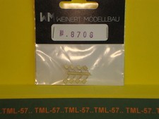 Détaillage WEINERT HO Laiton - Marchepied d'accès tôle striée 4x2 mm - ref 8708