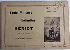 LIVRET PHOTOGRAPHIES ECOLE MILITAIRE ENFANTINE HERIOT JUIN 1934