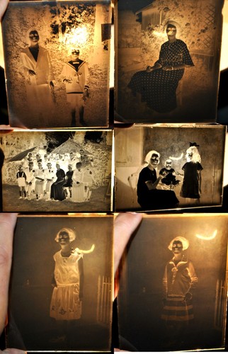 Lot plaque photographique - 10,