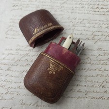 Nécessaire beauté cuir - nécessaire,