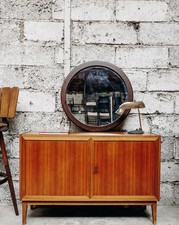 Igor, le miroir rond en bois