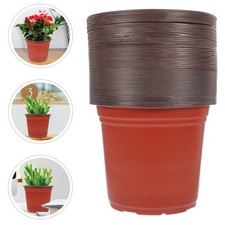 50 Pcs Pot Fleur Plastique