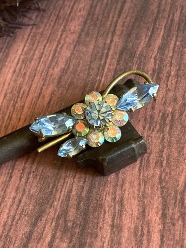 Ancienne vintage broche fleur - ancienne,