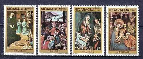 Tableaux noël nicaragua - tableaux,