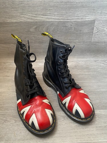 Marten union jack black - dr,