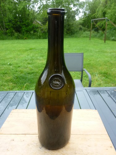 Bouteille ancienne verre - bouteille,