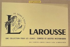 Buvard Pub Publicitaire Larousse