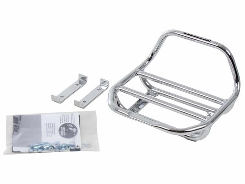 Porte bagages tubulaire chrome - porte-bagages,