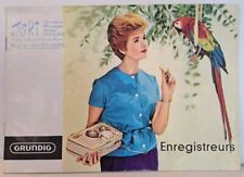 Grunding enregistreurs catalogue doc originale Germany années 60