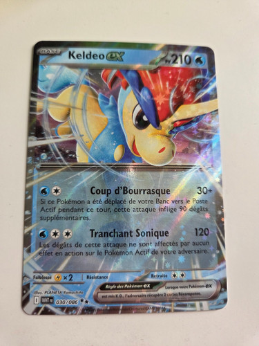Carte pokemon keldeo 030 086 - carte,