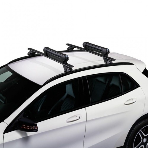 Porte skis sur barres toit - porte-skis,