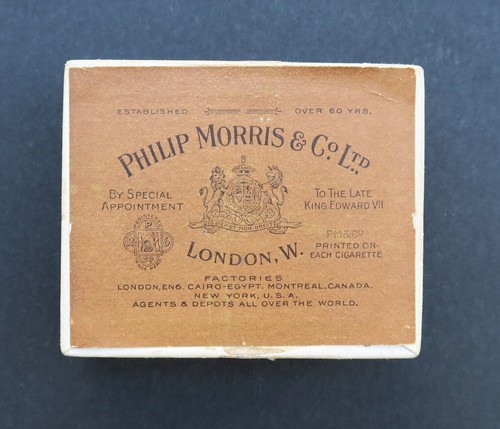 Boite publicitaire cigarettes - boite,