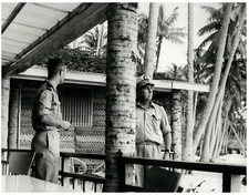 Polynésie Française, Militaires sur l'Atoll de Mururoa   Tirage argentiqu