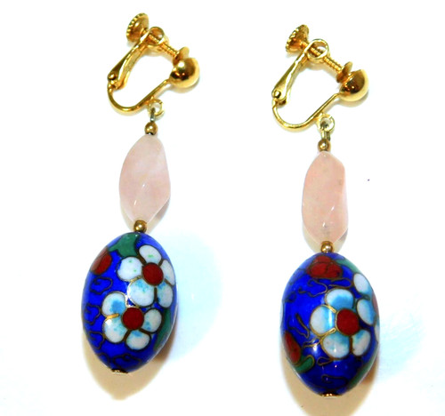 Bleu vintage cloisonné - vintage,
