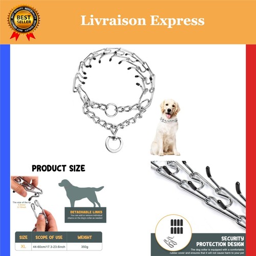 Collier étrangleur métal - collier,