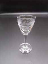Verre liqueur ancien - verre, gravé