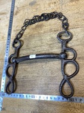 n° 4 ANCIEN MORS DE CHEVAL FORGE . Équitation Fer Monture