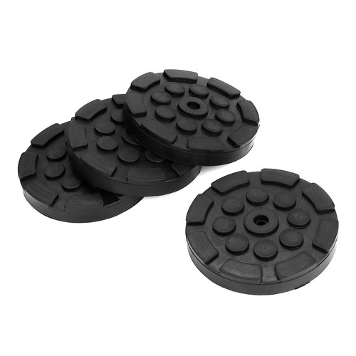 4pcs car round rubber - 4pcs, pads