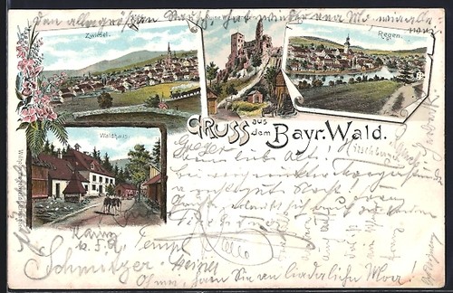 Lithographie zwiesel bayr - lithographie,