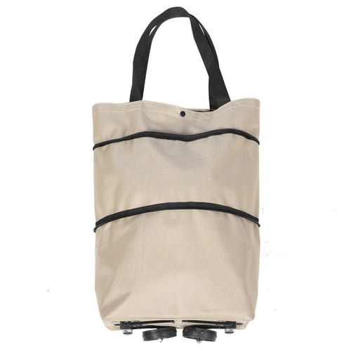Sac shopping avec roulette - avec,
