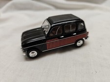 RENAULT 4L R4 PARISIENNE 1963 découvrable BLACK-RED IXO 1:43 HACHETTE 